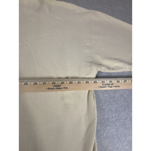 Tommy Bahama Polo Shirt Mens XL Beige Tan Cotton Short Sleeve Casual Classic - Picture 7 of 10